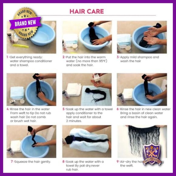 Human Hair Extensions 20-24 Inch Deep Wave Double Weft Soft Silky main image 4